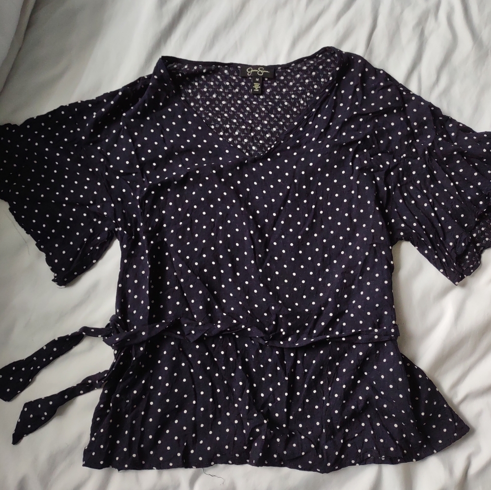 Jessica Simpson Tie Blouse